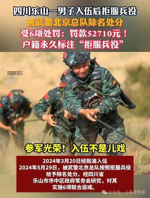 今日科普一下！男子拒服兵役被惩戒,百科词条爱好_2024最新更新